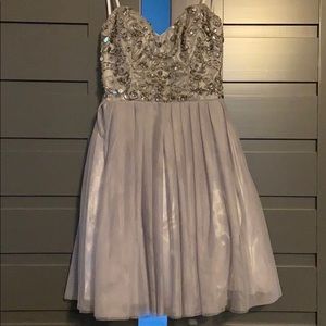 Formal Dress Strapless Size 1/2!